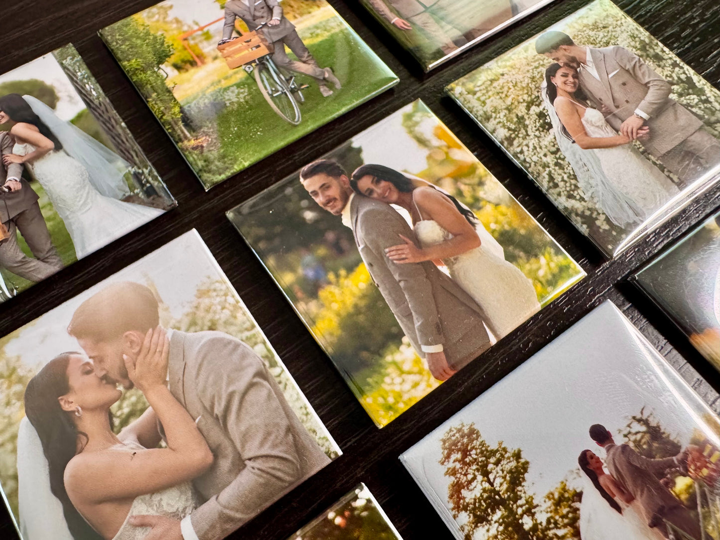 Set of 9 Custom Photo Magnets – A Memory You Can Hold Onto